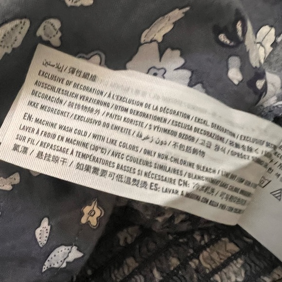 NWOT Hollister Floral Crop Top Puff Sleeve XS - Picture 5 of 10